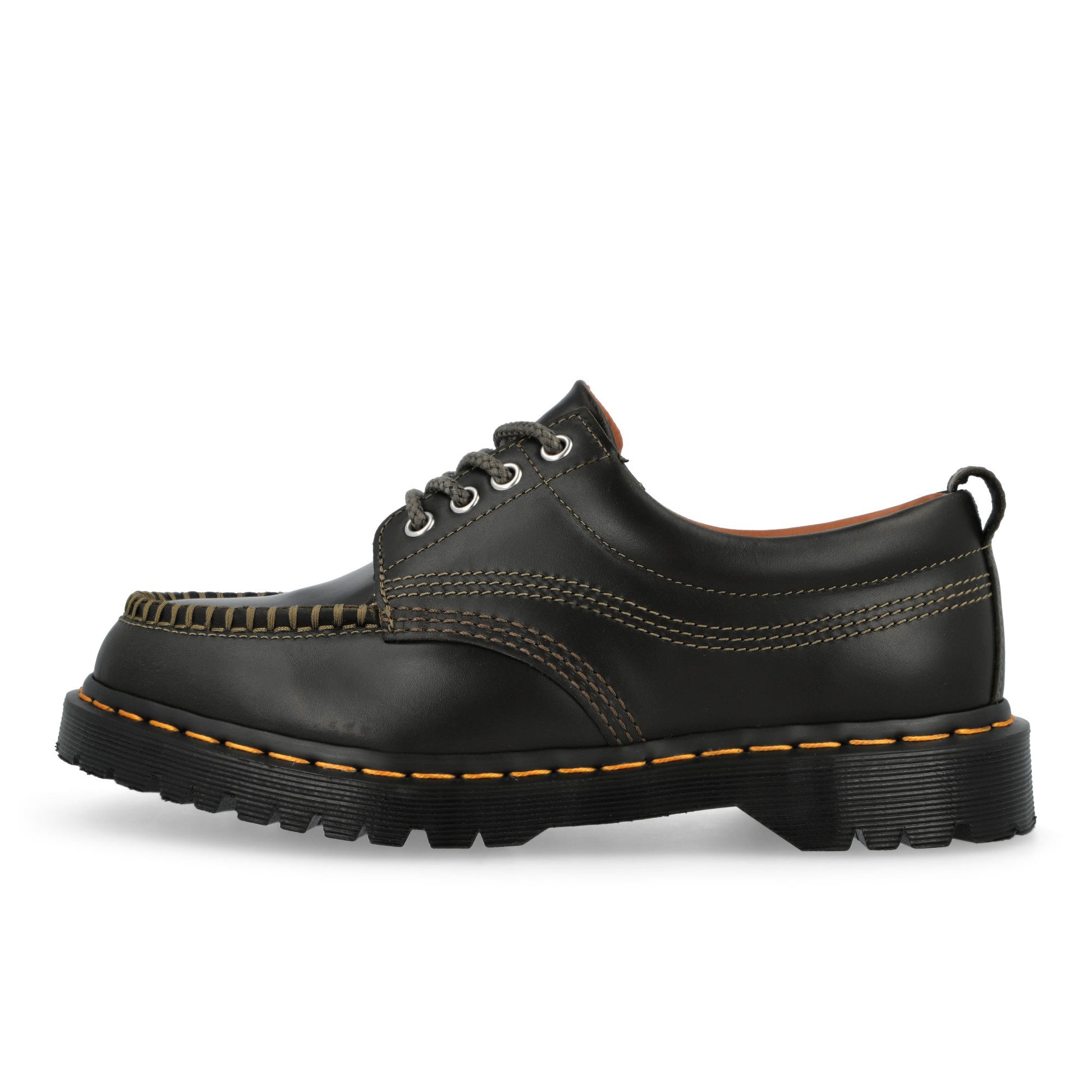 Dr. Martens Lowell DMS Olive Lace Ups 43321300 Detail View 1 | GATE