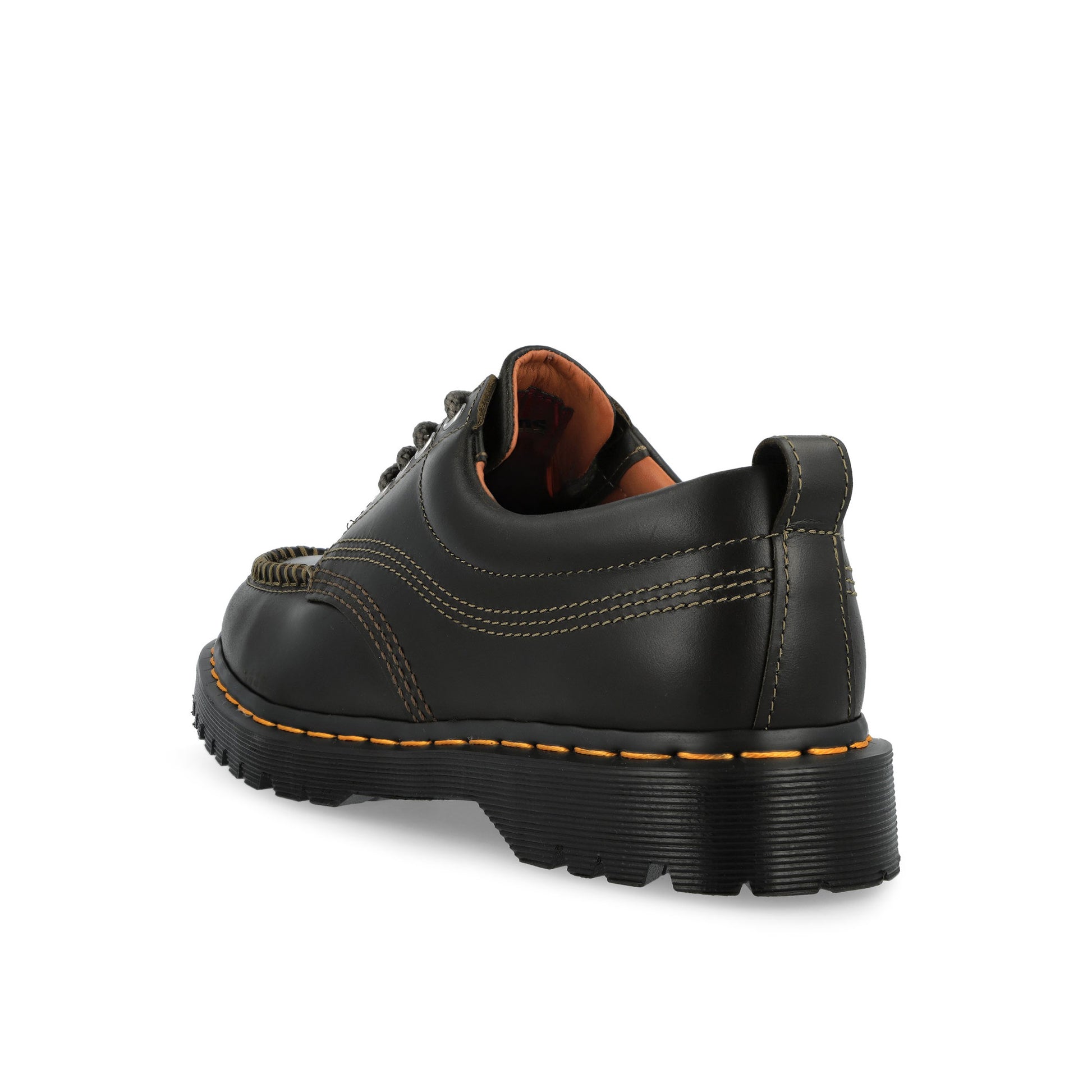 Dr. Martens Lowell DMS Olive Lace Ups 43321300 Detail View 3 | GATE