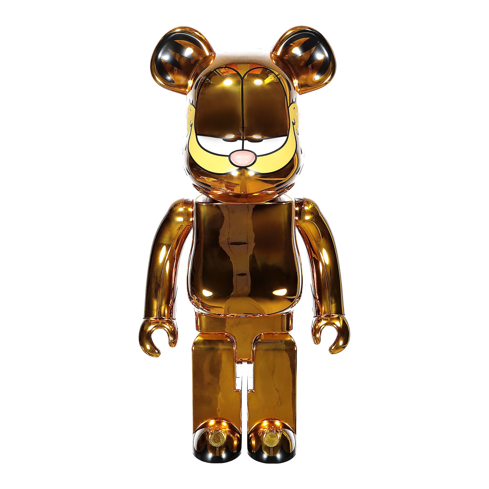 Be@rbrick Garfield Gold Chrome Version 1000% | GATE