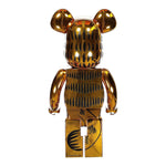 Medicom Be@rbrick Garfield Gold Chrome Version 1000% Gold Detail view 2 | Gate