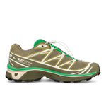 Salomon XT-6 Brown,Green Sneaker Detail view 2 | Gate