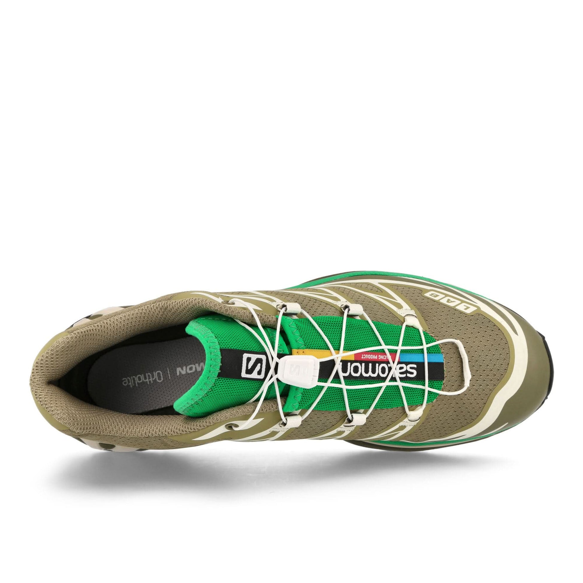 Salomon XT-6 Brown,Green Sneaker Detail view 5 | Gate