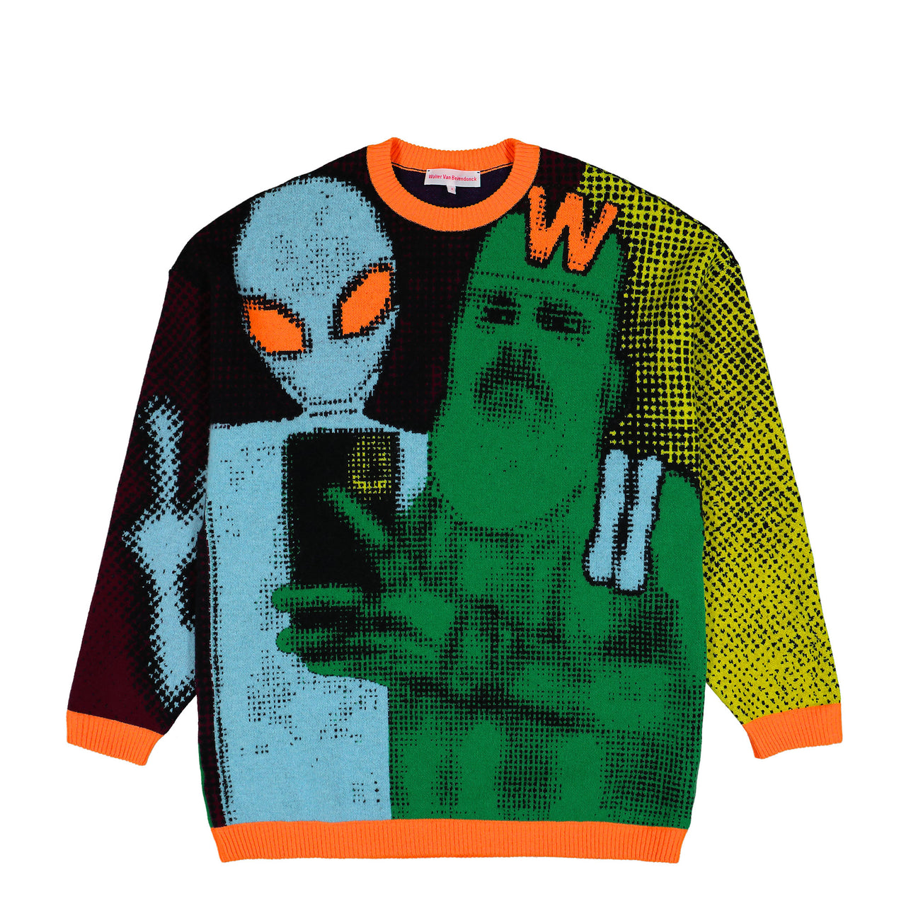 Walter Van Beirendonck We Come In Peace Knit Comb. I Sample Knits 5003B Detail View 1 | GATE