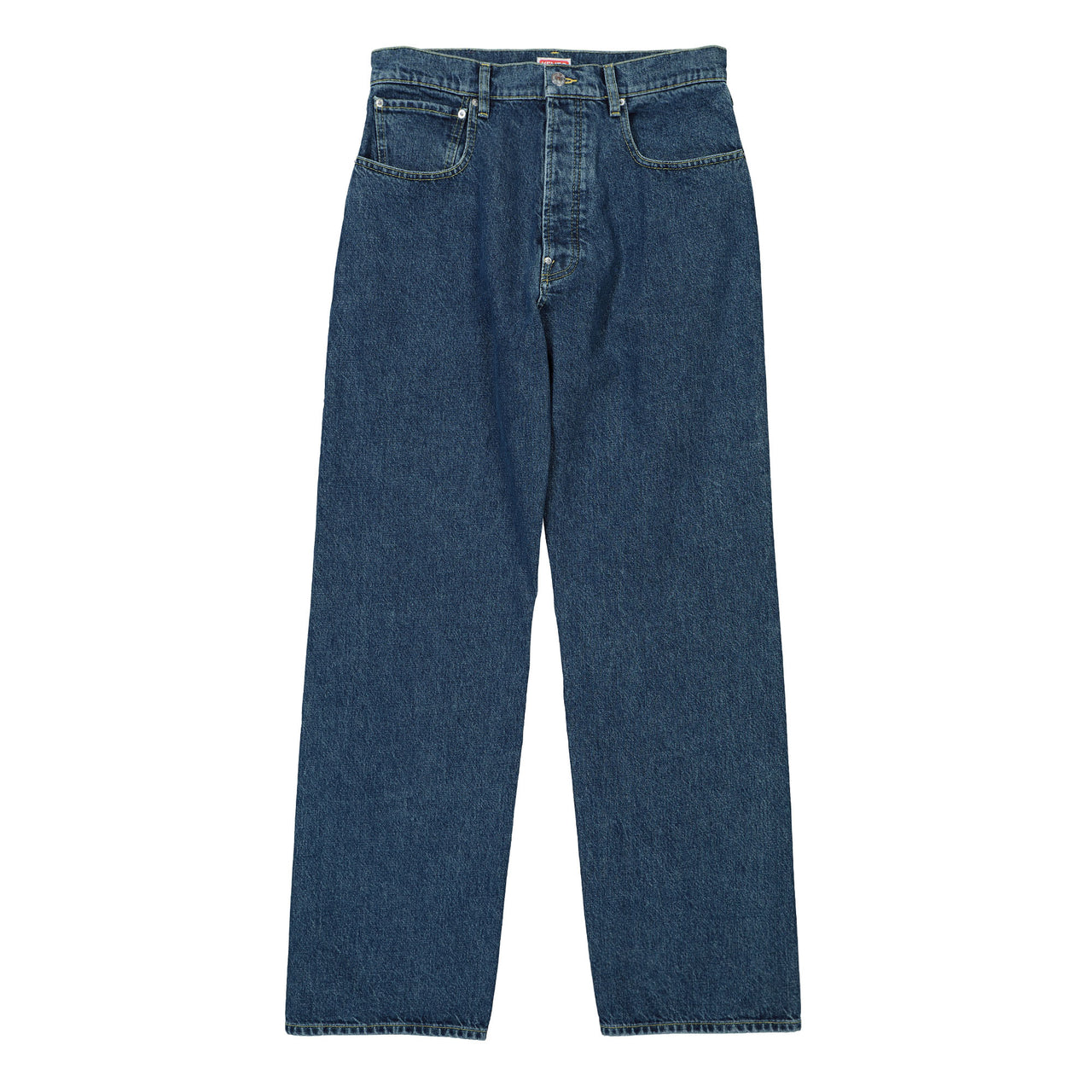 Nigo x Kenzo Regular Fit Jean Navy Blue Denim FC55DP404CEI Detail View 1 | GATE
