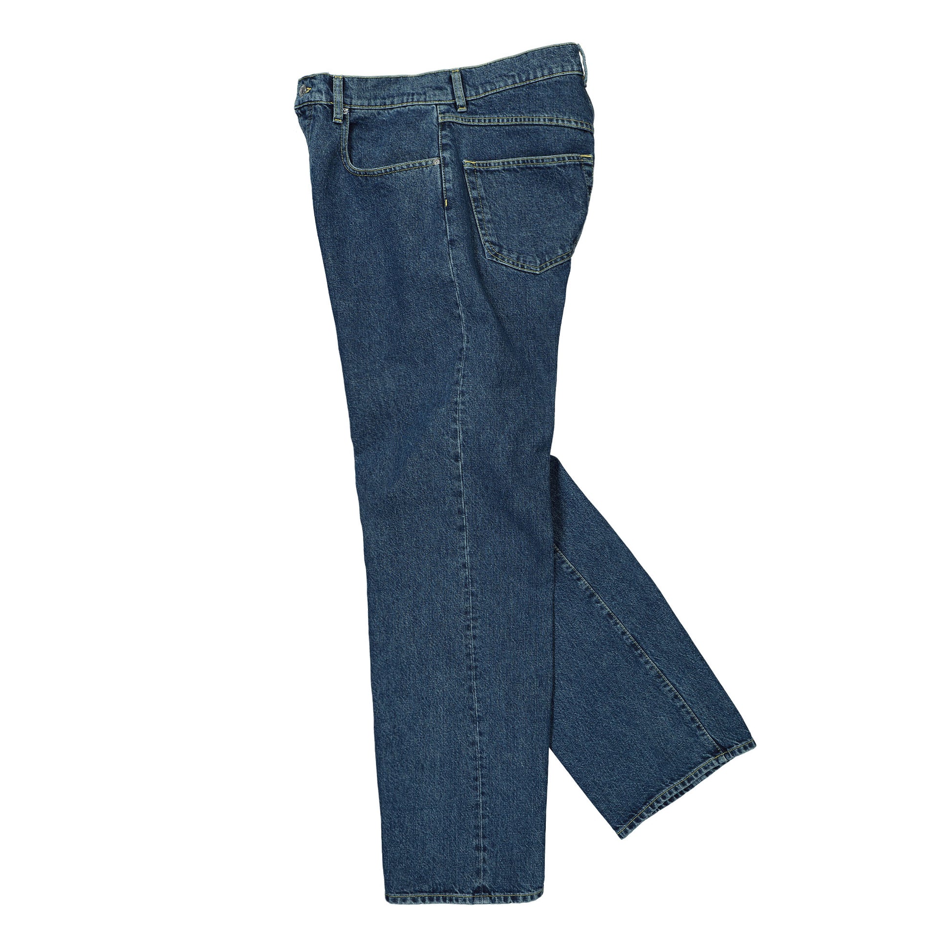 Nigo x Kenzo Regular Fit Jean Navy Blue Denim FC55DP404CEI Detail View 3 | GATE
