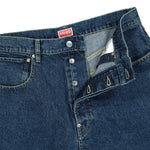 Nigo x Kenzo Regular Fit Jean Navy Blue Denim FC55DP404CEI Detail View 4 | GATE
