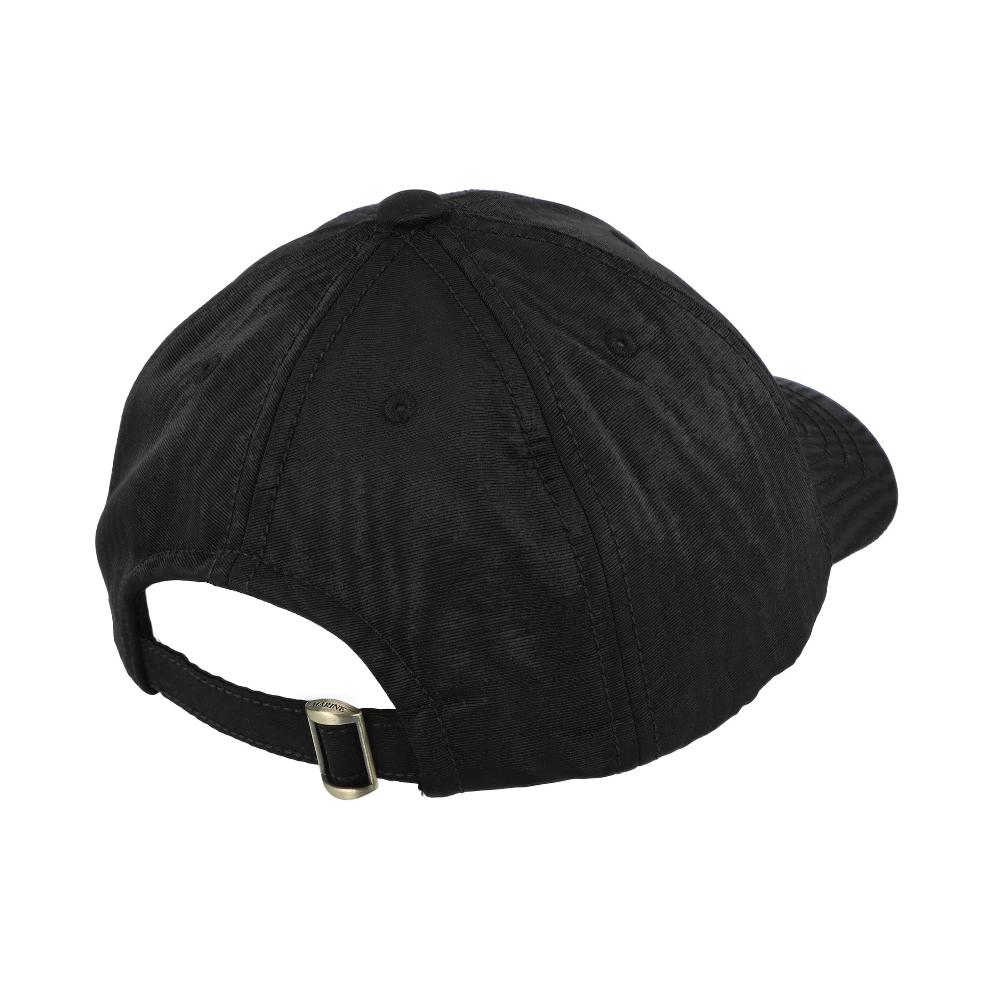 Marine Serre Moon Moire Baseball Cap Black / Black Caps UHG001A CWOV0030 BK92 Detail View 5 | GATE
