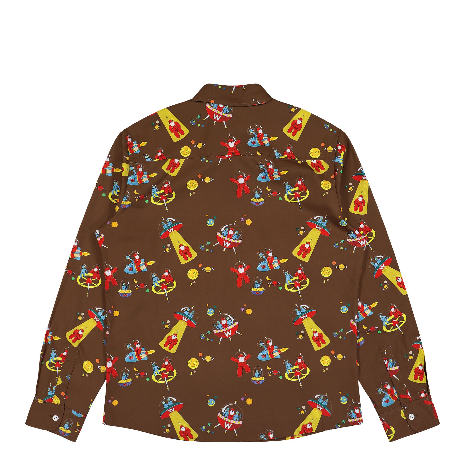 Walter Van Beirendonck Round Shirt CC23 Friar Brown Shirts 6005 Detail View 2 | GATE