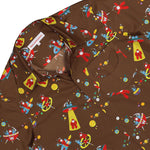 Walter Van Beirendonck Round Shirt CC23 Friar Brown Shirts 6005 Detail View 3 | GATE