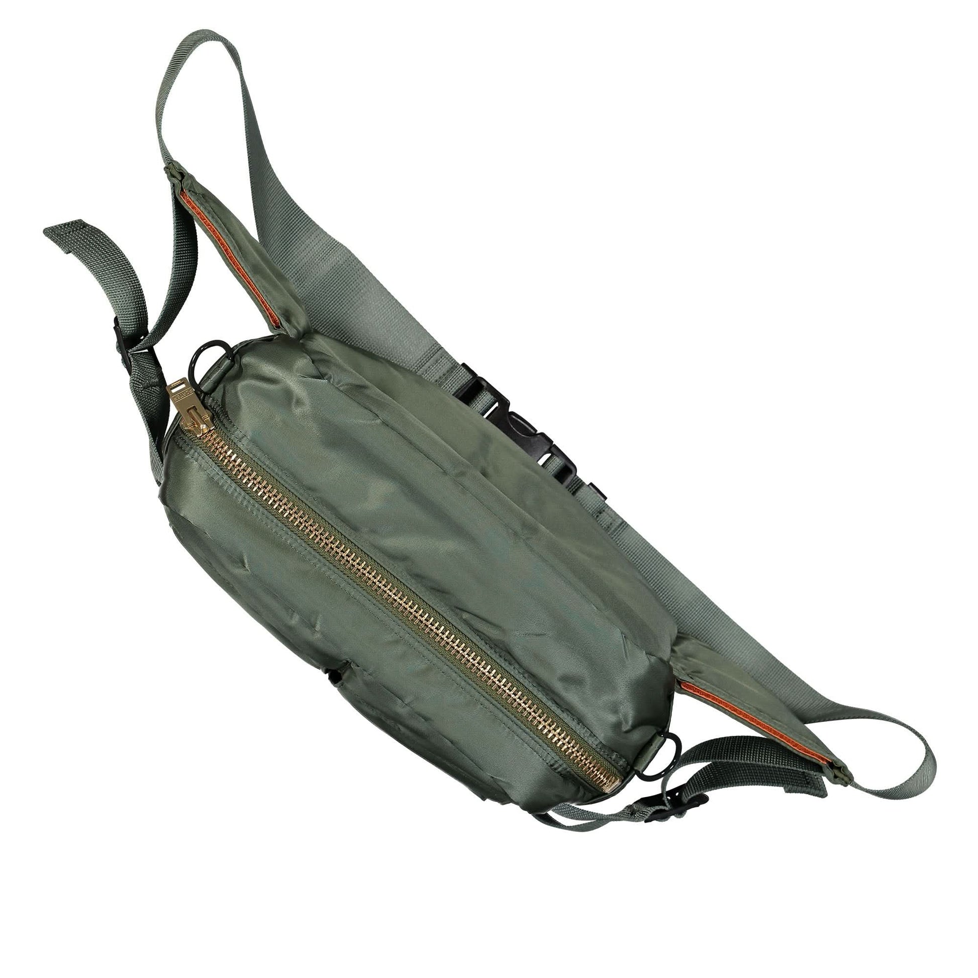 Porter-Yoshida & Co. Tanker Waist Bag Green Detail view 4 | Gate