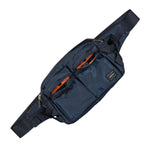 Porter-Yoshida & Co. Tanker Waist Bag Blue Detail view 3 | Gate