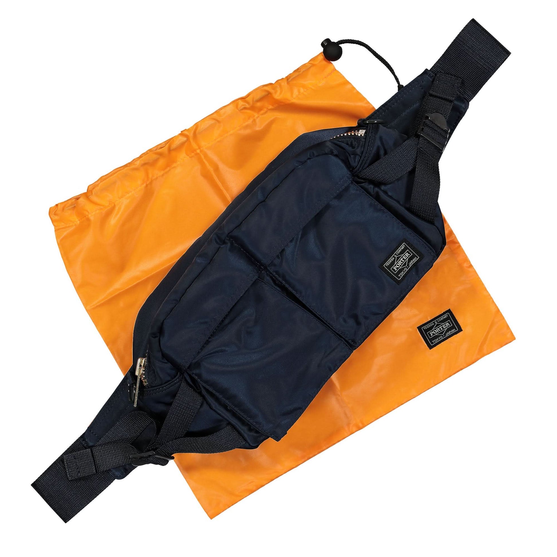 Porter-Yoshida & Co. Tanker Waist Bag Blue Detail view 6 | Gate