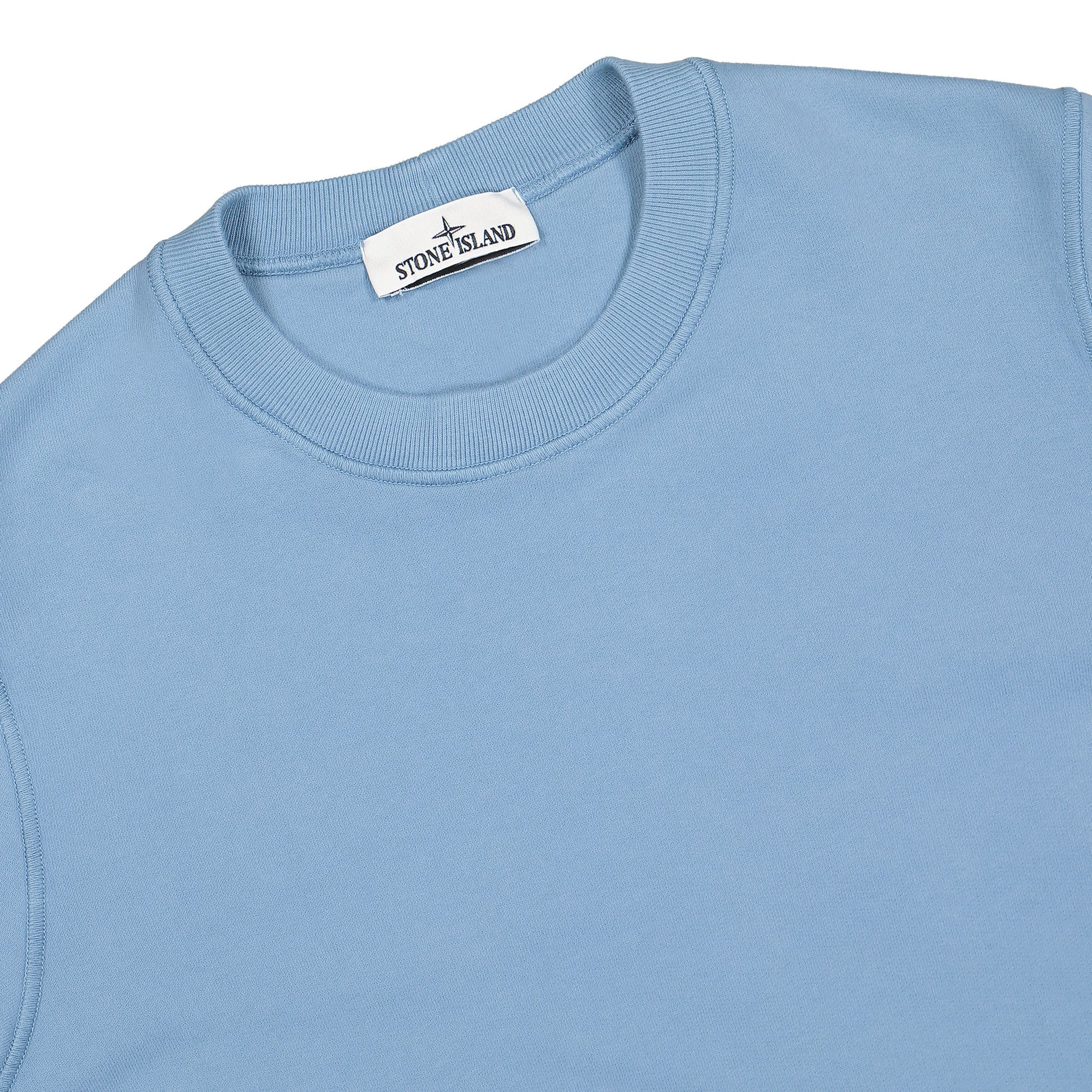 Stone Island Sweatshirt Mid Blue Sweatshirts 751563020.V0046 Detail View 3 | GATE