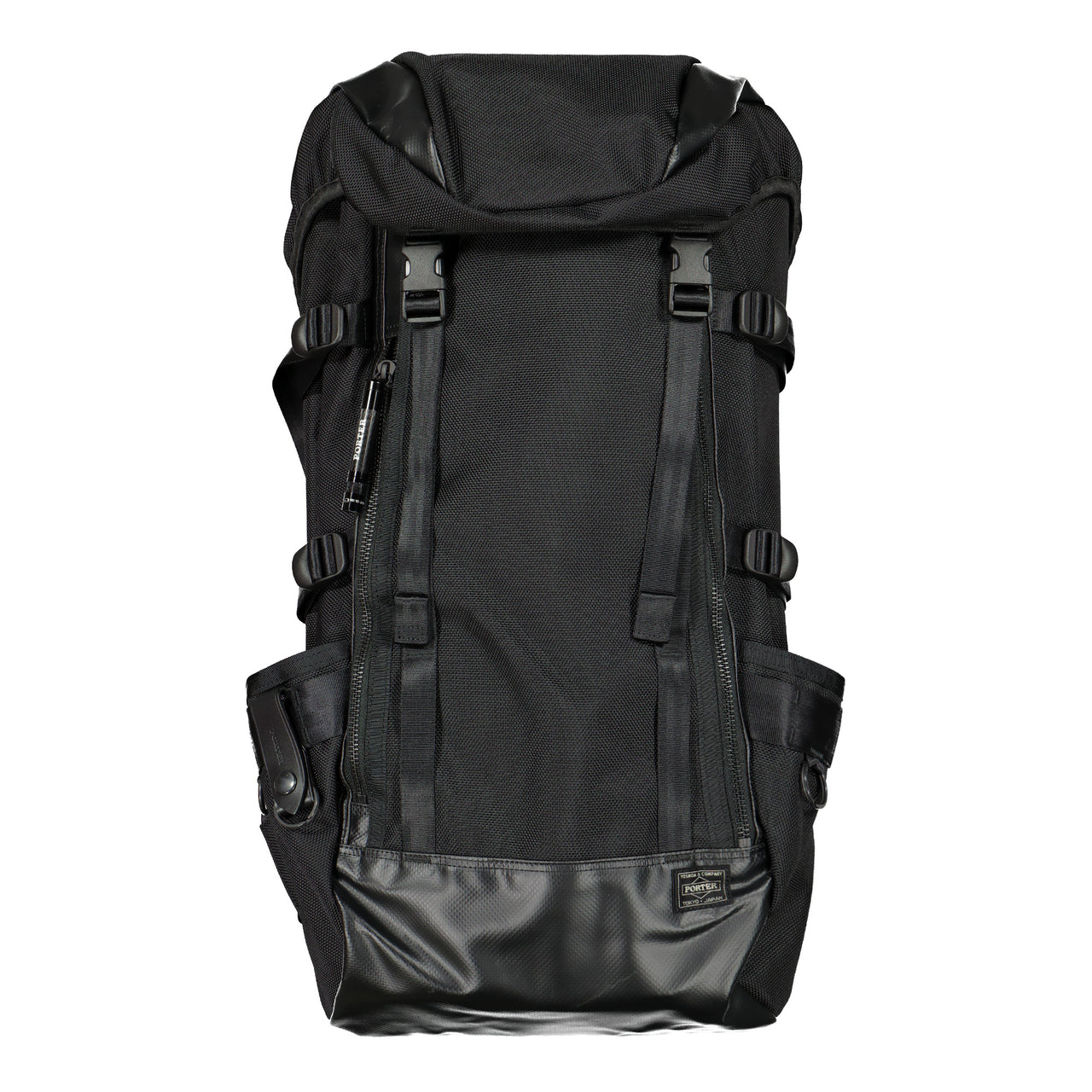 Porter-Yoshida & Co. Heat Ruck Sack Black Backpacks 703-06301-10 Detail View 1 | GATE