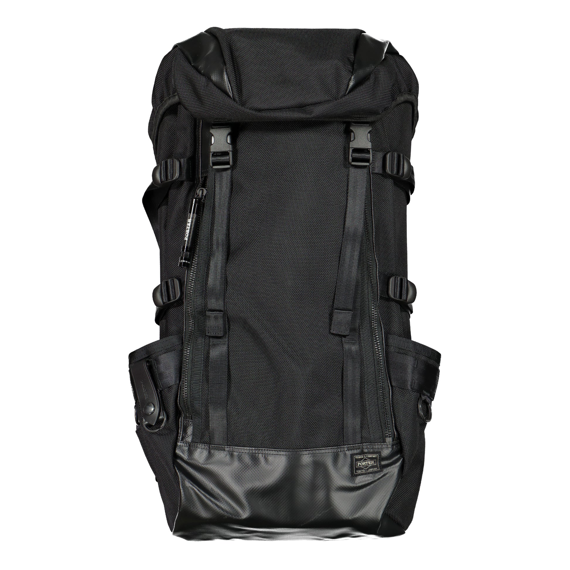 Porter-Yoshida & Co. Heat Ruck Sack Black Backpacks 703-06301-10 Detail View 1 | GATE