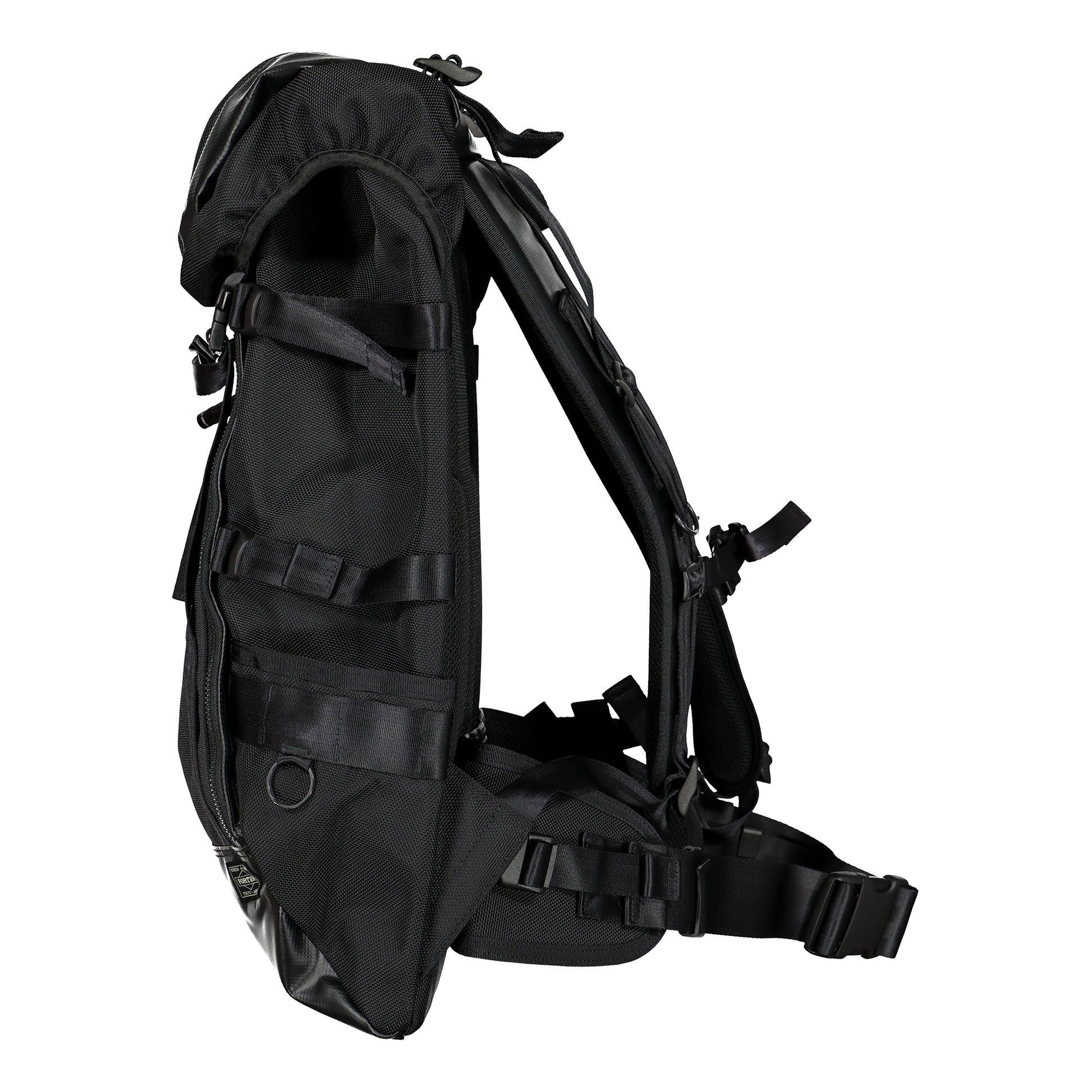 Porter-Yoshida & Co. Heat Ruck Sack Black Backpacks 703-06301-10 Detail View 3 | GATE