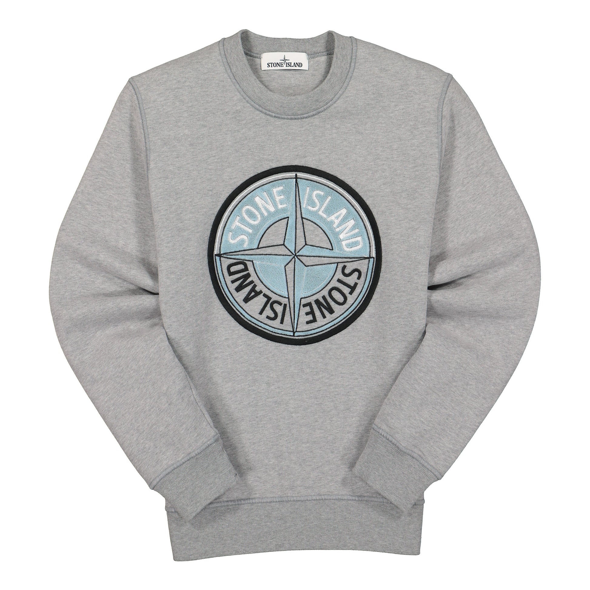 Stone Island Sweatshirt Grey Heather Sweatshirts 731563094.V0M64 Detail View 1 | GATE