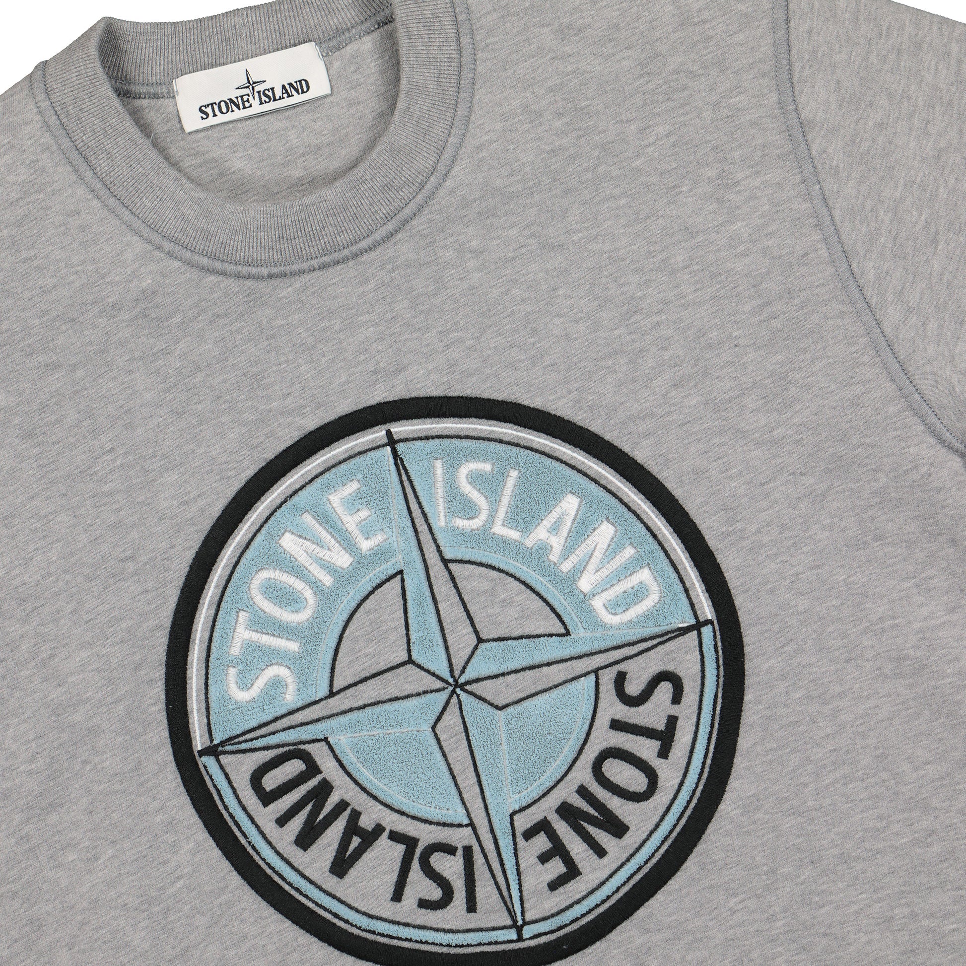 Stone Island Sweatshirt Grey Heather Sweatshirts 731563094.V0M64 Detail View 3 | GATE