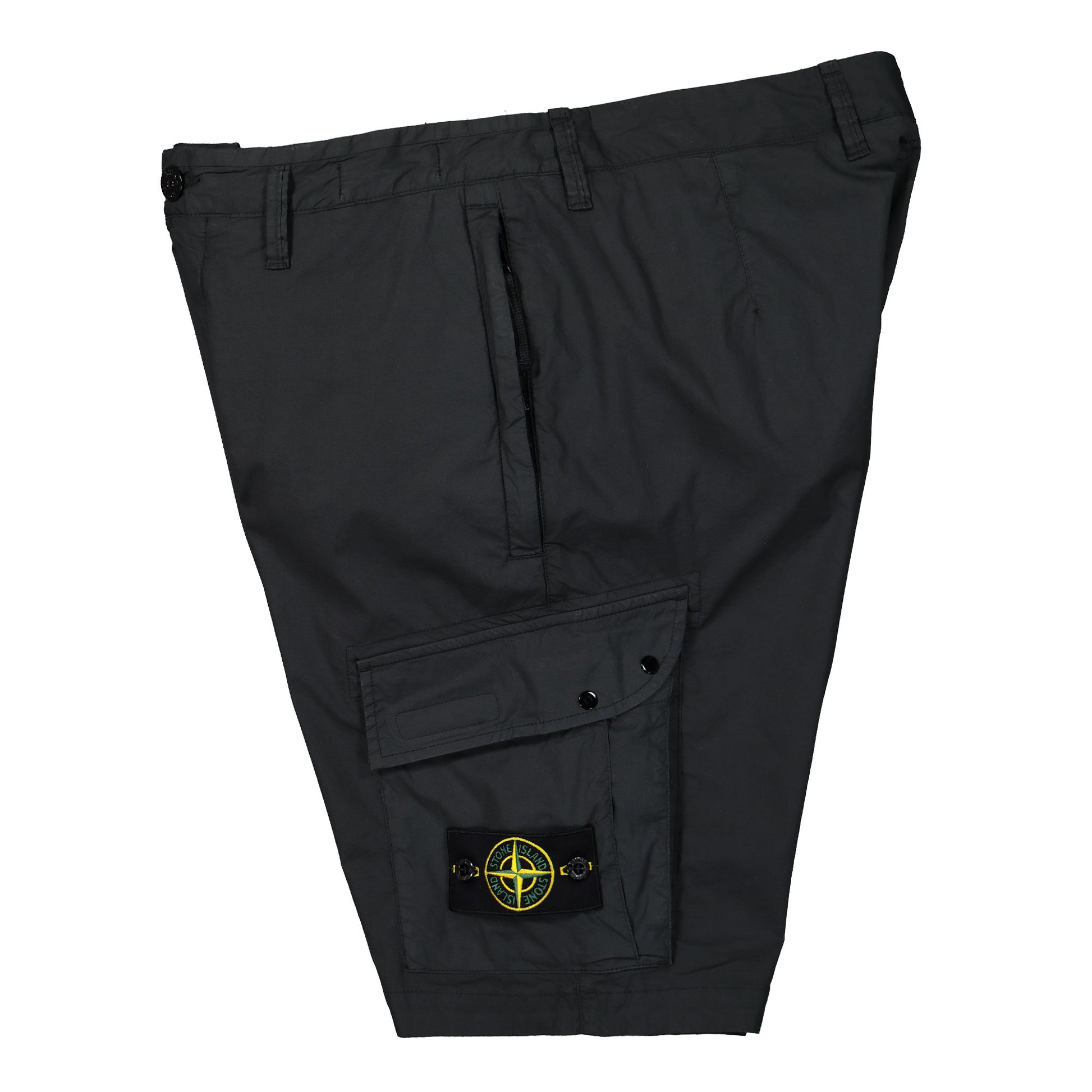 Stone Island Bermuda Shorts Charcoal Shorts 7415L0803.V0065 Detail View 3 | GATE