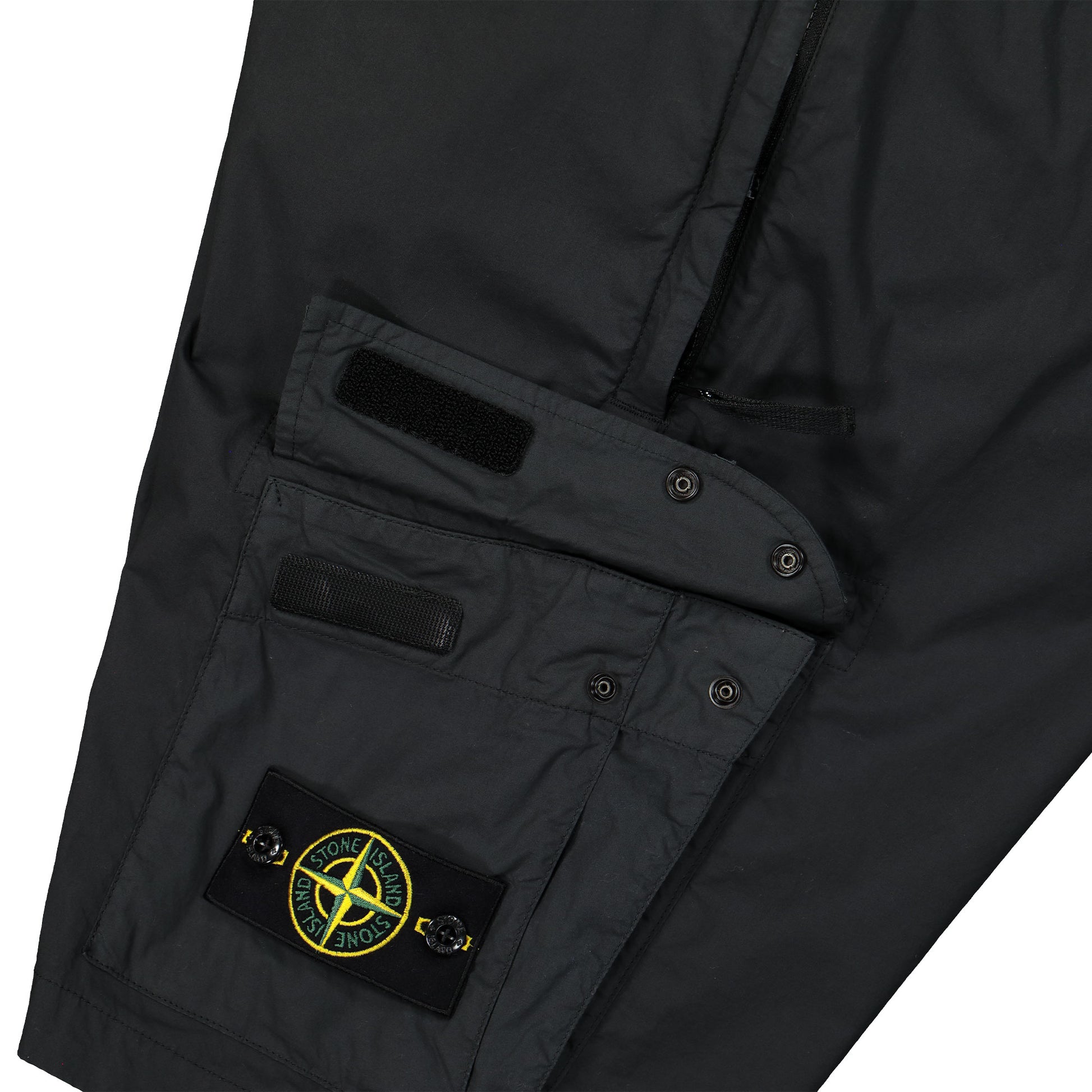 Stone Island Bermuda Shorts Charcoal Shorts 7415L0803.V0065 Detail View 4 | GATE
