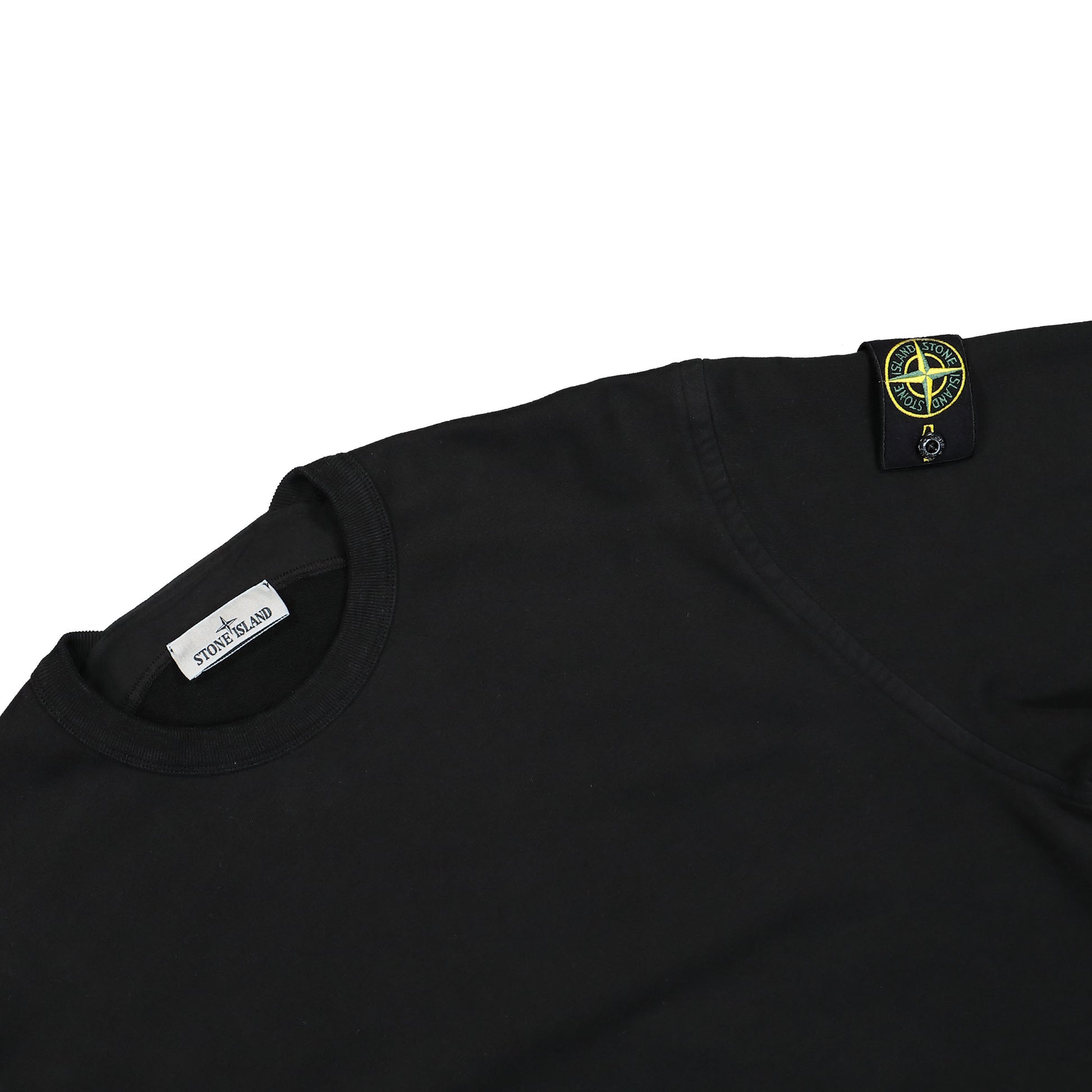 Stone Island Sweatshirt Black Sweatshirts 771561720.V0029 Detail View 3 | GATE