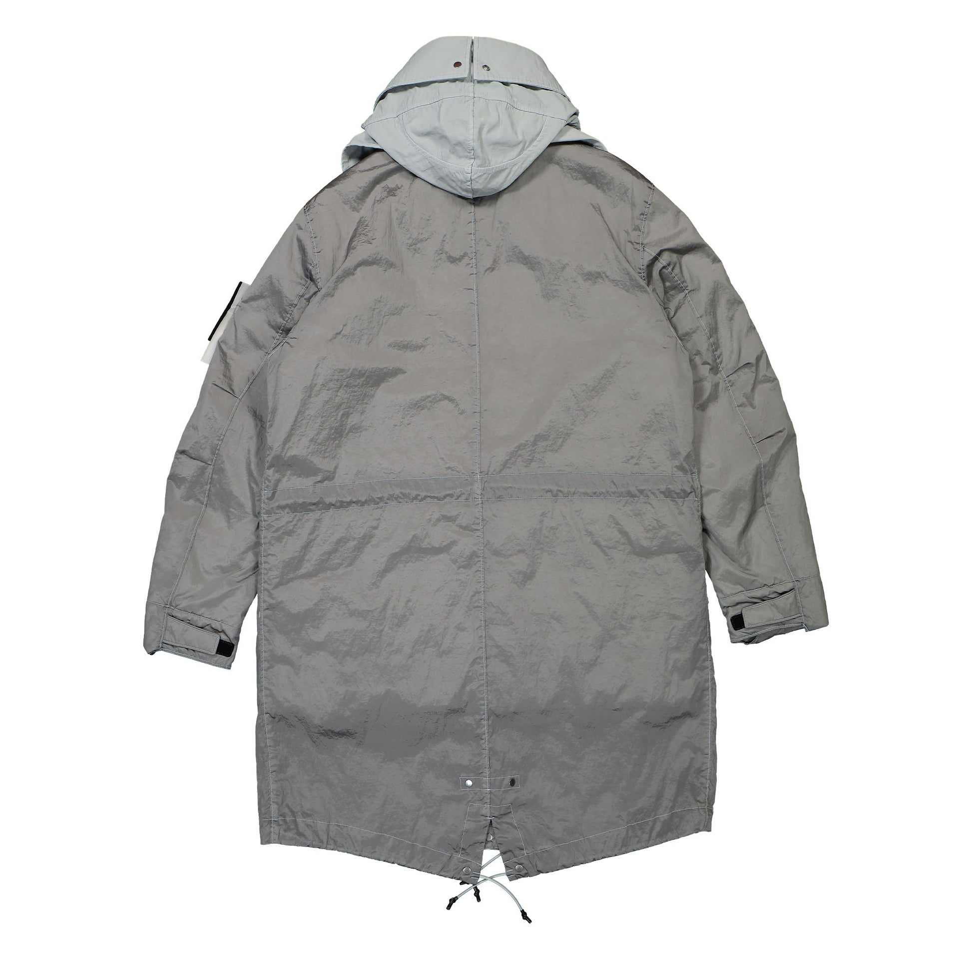 Stone Island Nylon Metal Watro Primaloft®-TC Parka Pearl Grey Parka 771570919.V0061 Detail View 2 | GATE