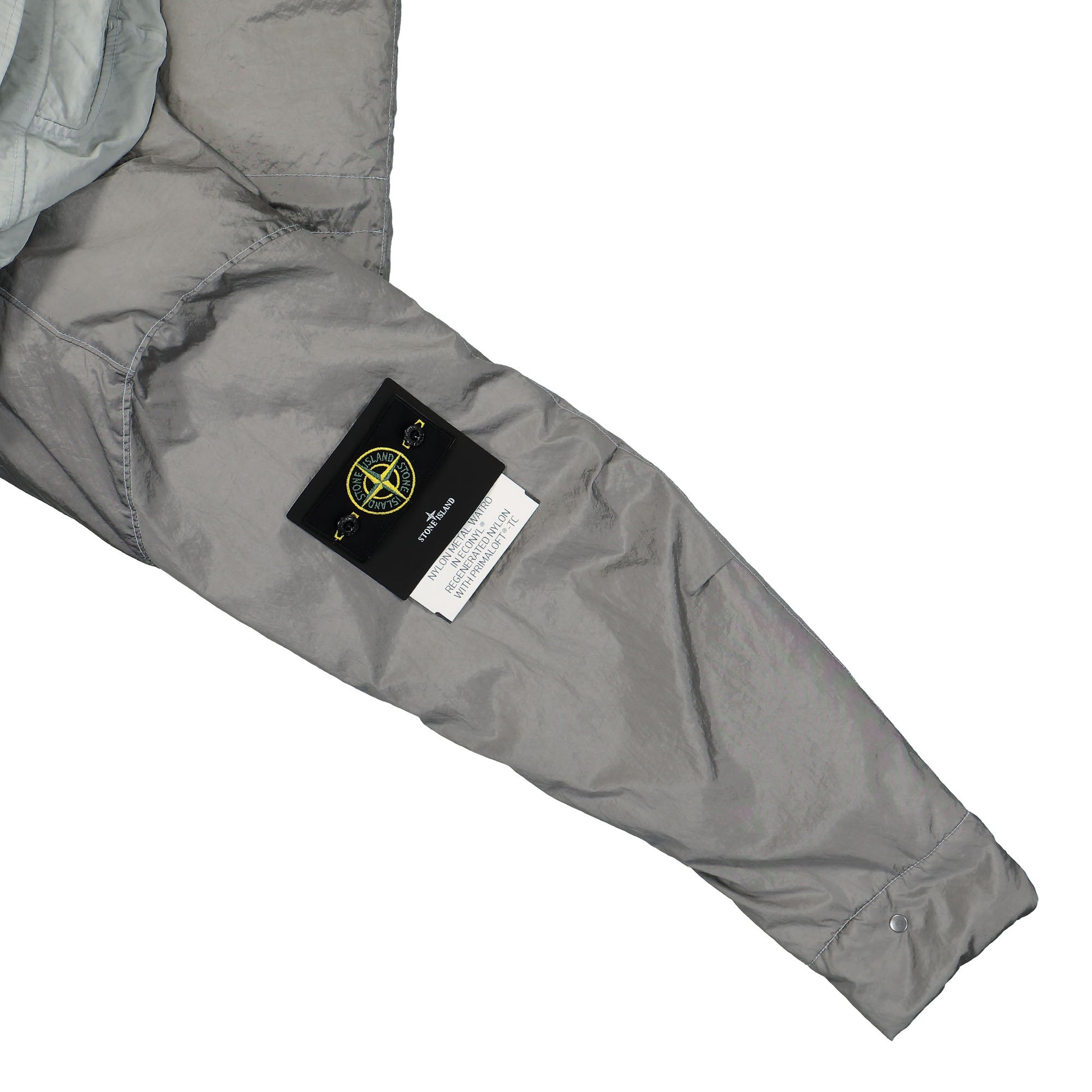 Stone Island Nylon Metal Watro Primaloft®-TC Parka Pearl Grey Parka 771570919.V0061 Detail View 5 | GATE