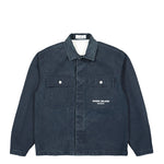 Marina Logo Print Canvas Overshirt