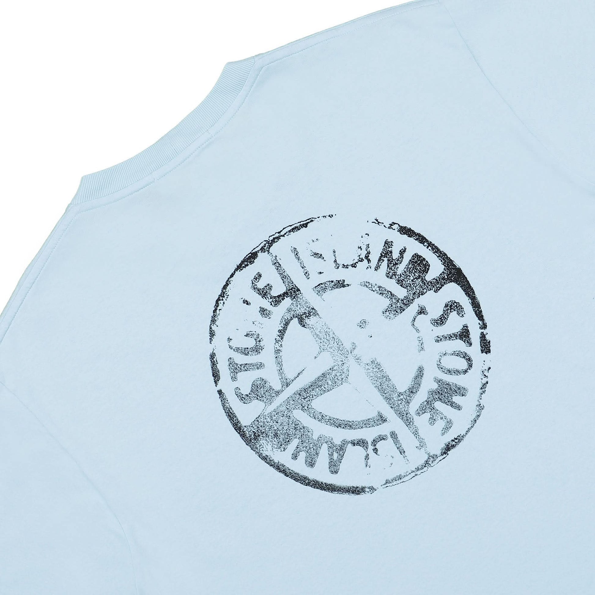 Stone Island T-Shirt Blue Detail view 4 | Gate