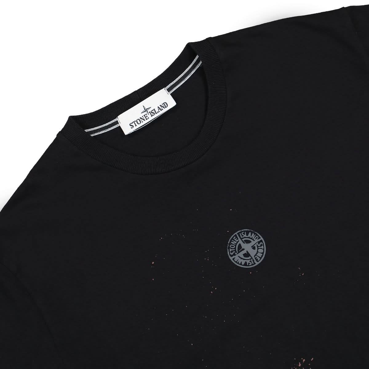 Stone Island T-Shirt Black Detail view 3 | Gate