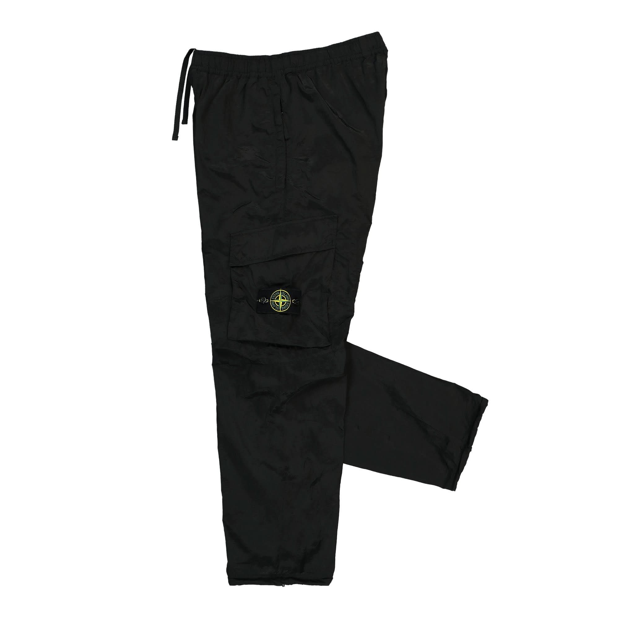 Stone island cargos on sale black