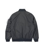 Stone Island Garment Dyed Crinkle Reps R-NY With Primaloft-TC Bomber Jacket Grey Detail view 2 | Gate
