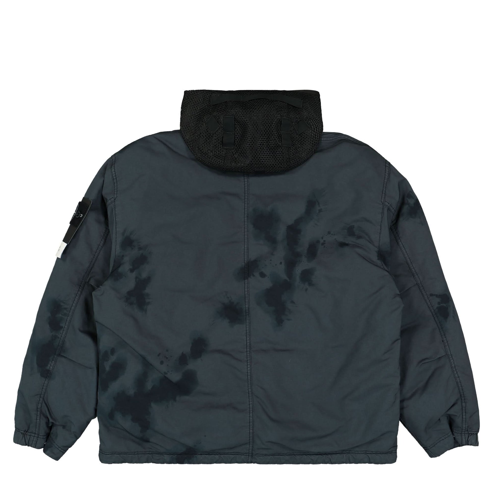 Stone Island Hand Colouring On David-TC Down Jacket Grey Detail view 2 | Gate