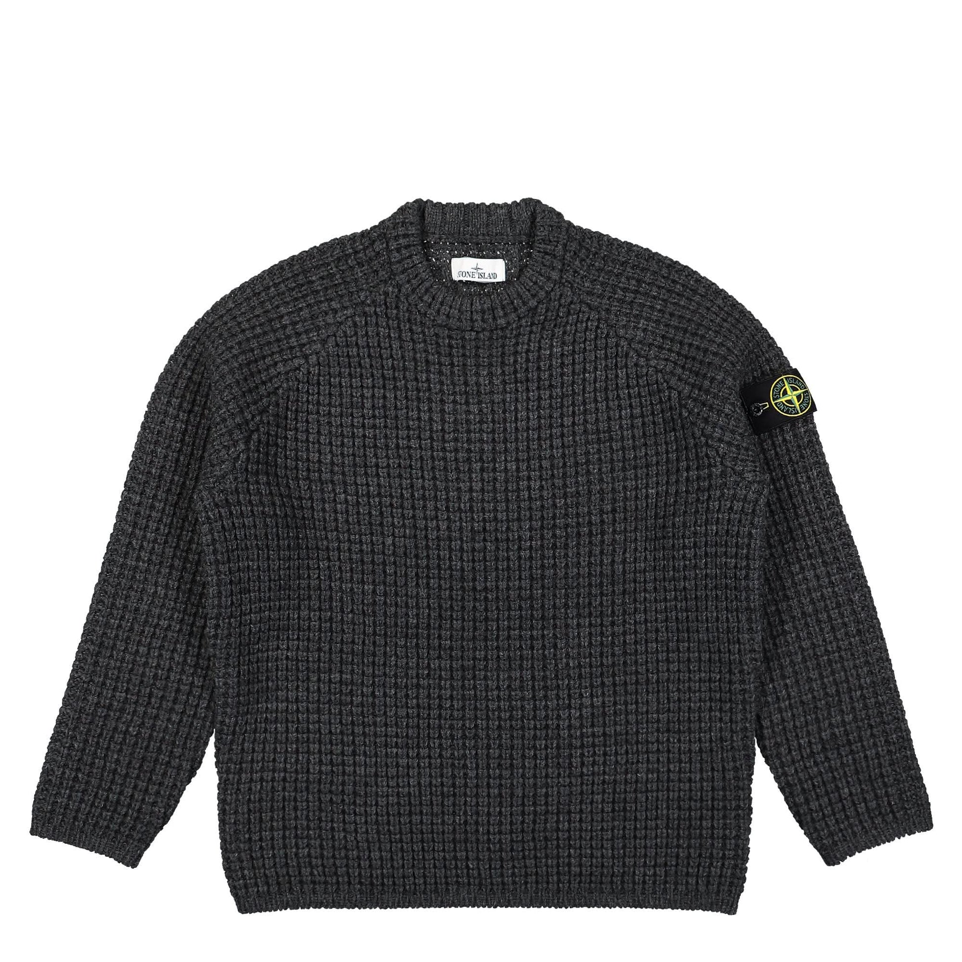 Stone Island Crewneck Knit Grey Detail view 1 | Gate