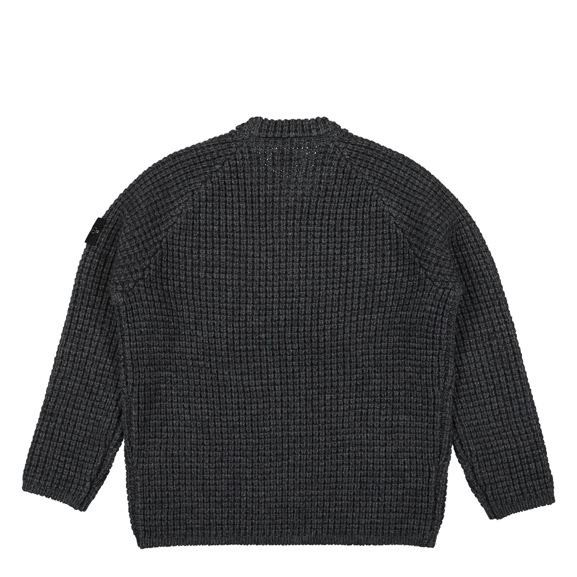 Stone Island Crewneck Knit Grey Detail view 2 | Gate