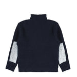 Marina Ribbed Knit Turtleneck Sweatshirt