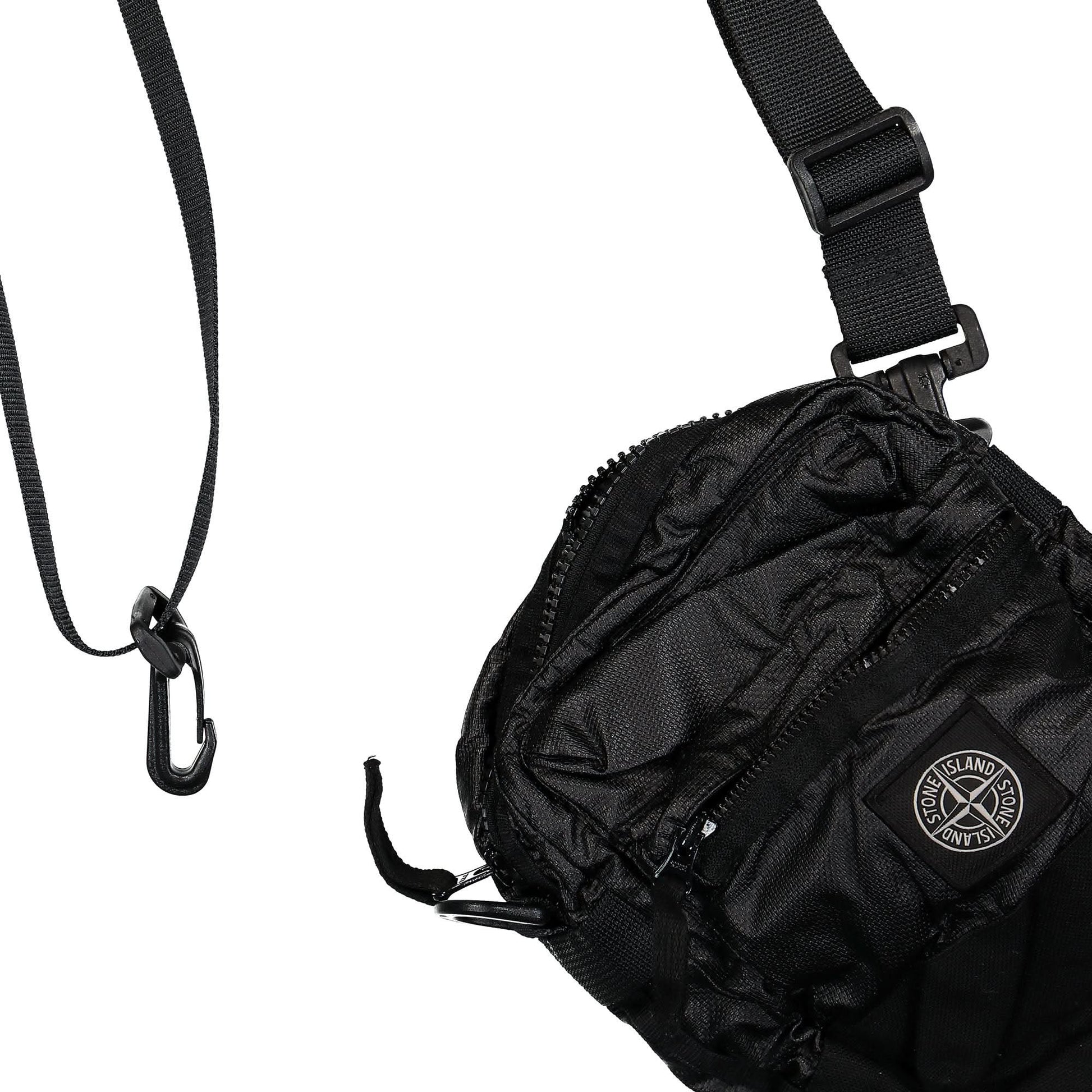 Stone Island Shoulder Pouch Black Detail view 5 | Gate