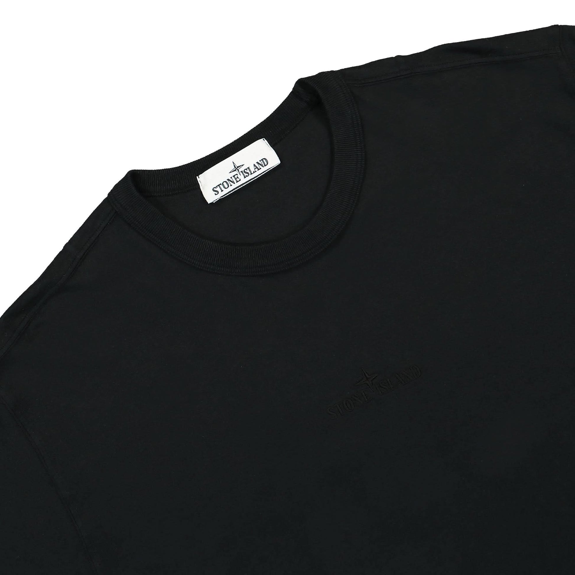 Stone Island T-Shirt Black Detail view 3 | Gate