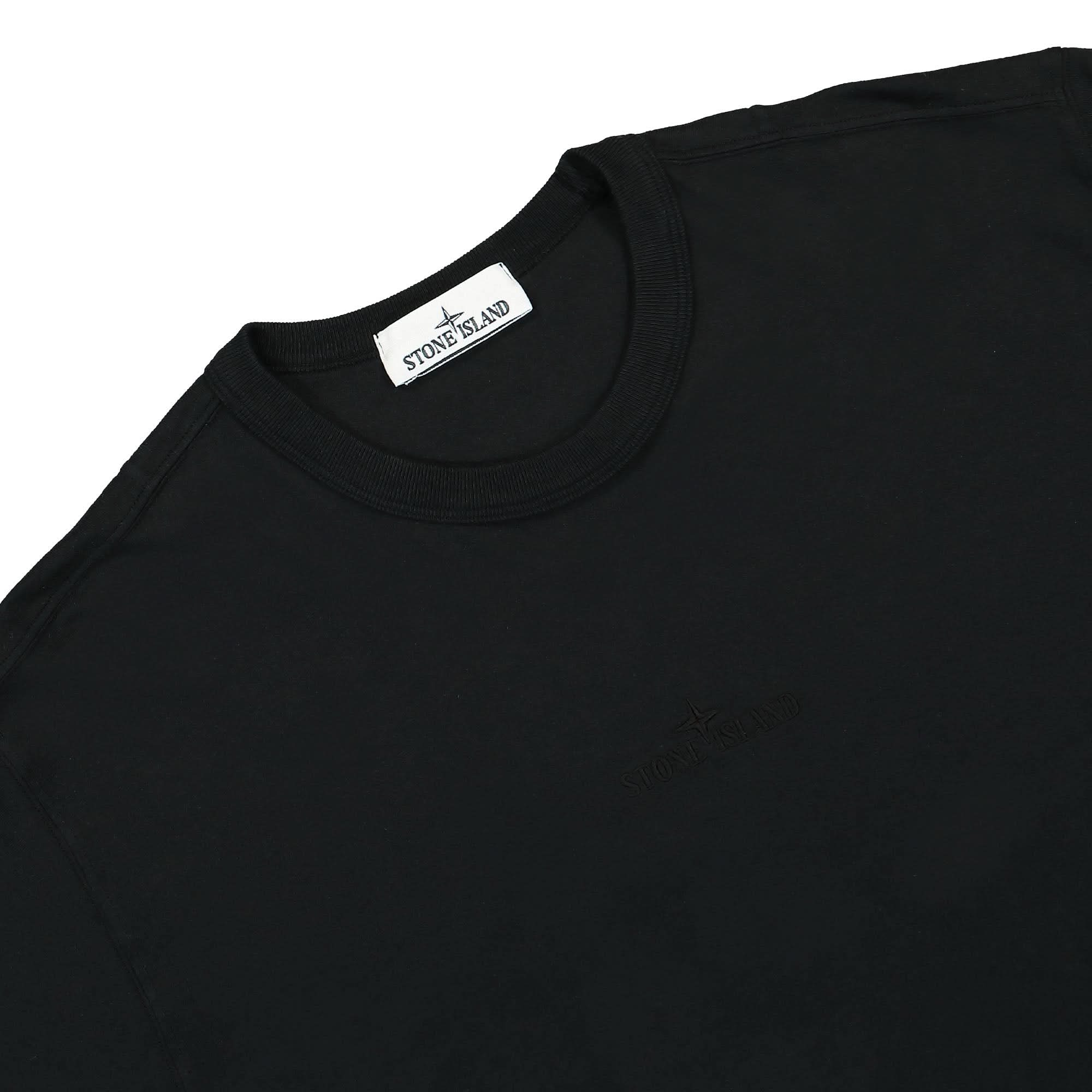 stone island black t shirt