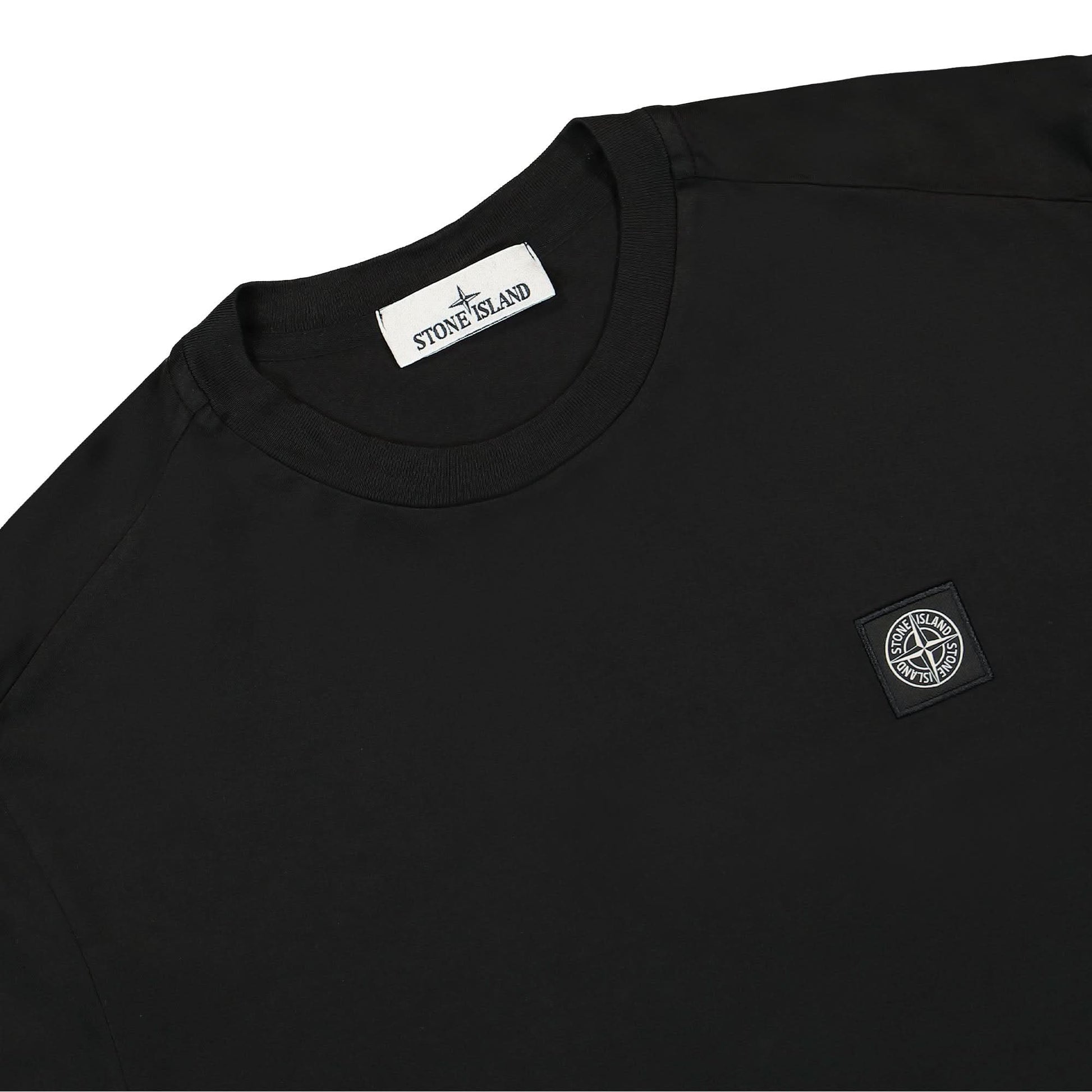 Stone Island T-Shirt Black Detail view 3 | Gate