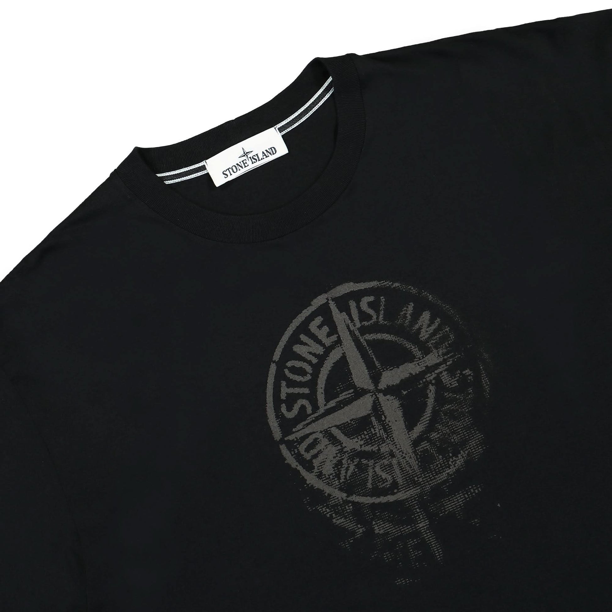 Stone Island T-Shirt Black Detail view 3 | Gate