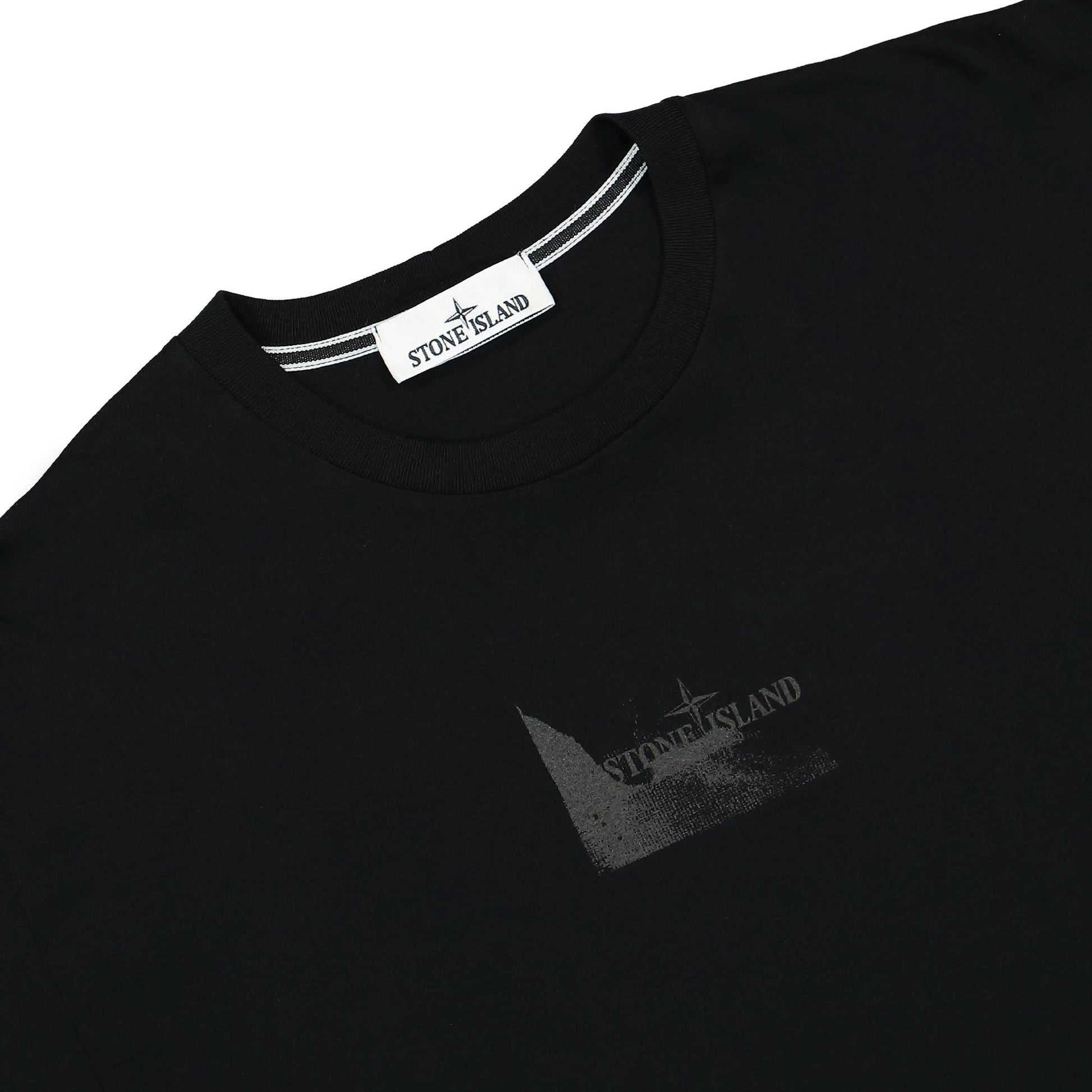 Stone Island T-Shirt Black Detail view 3 | Gate