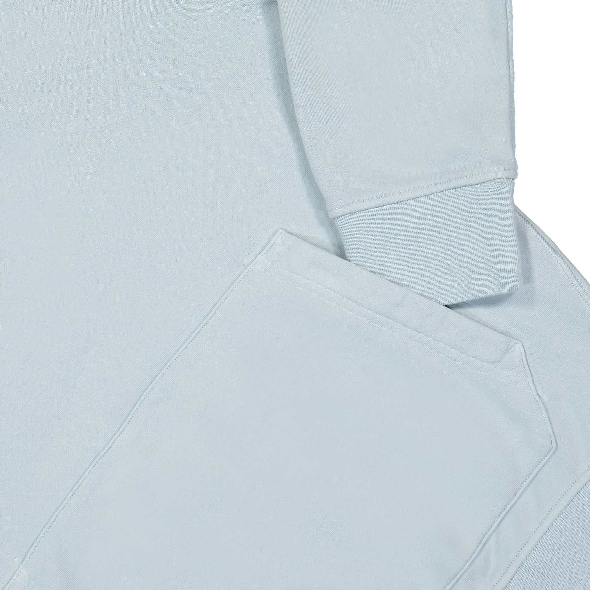 Stone Island Hooded Sweatshirt Blue Detail view 4 | Gate