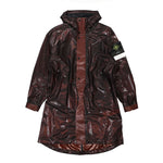 Stone Island Metallic Run Proof Nylon Coat Red Detail view 1 | Gate