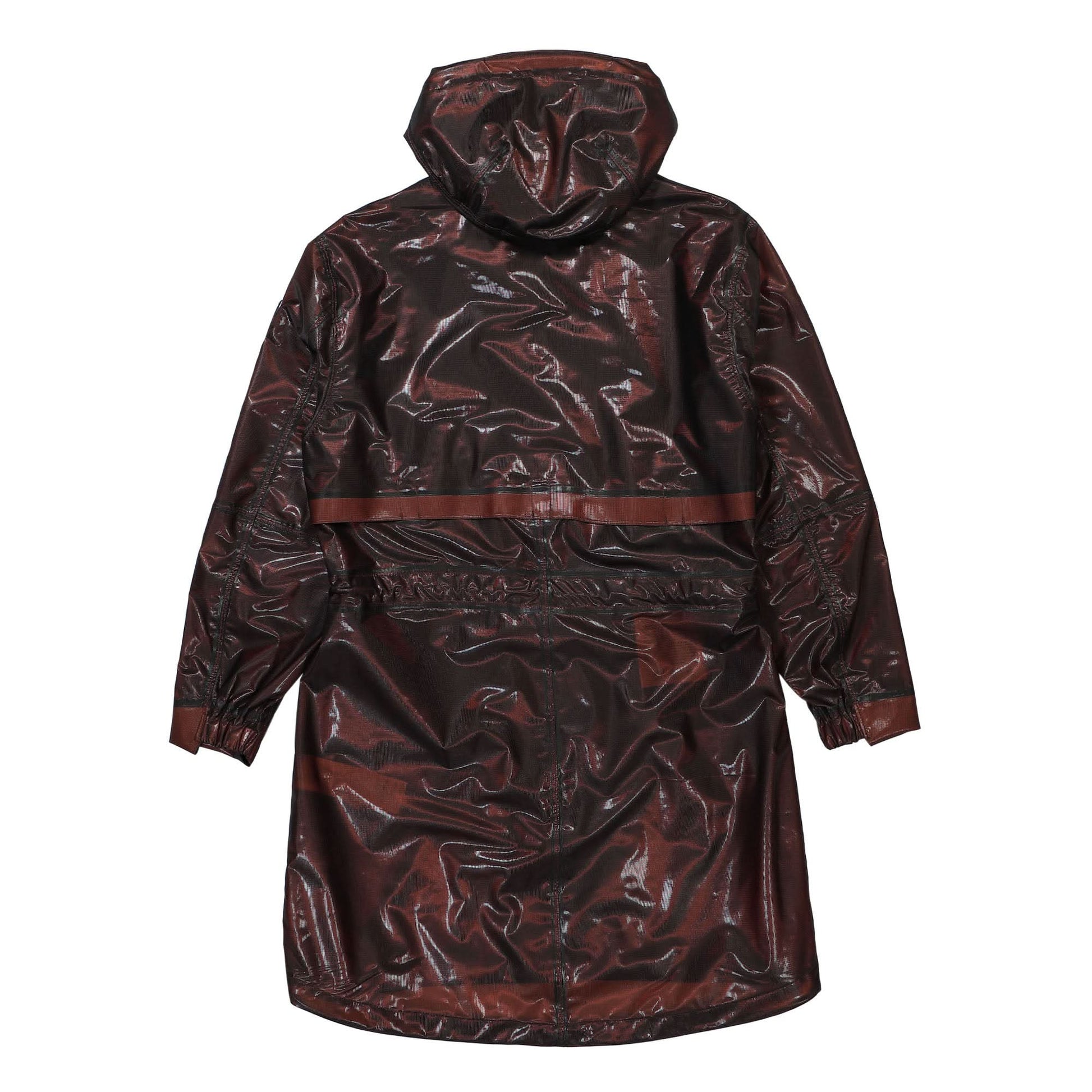 Stone Island Metallic Run Proof Nylon Coat Red Detail view 2 | Gate