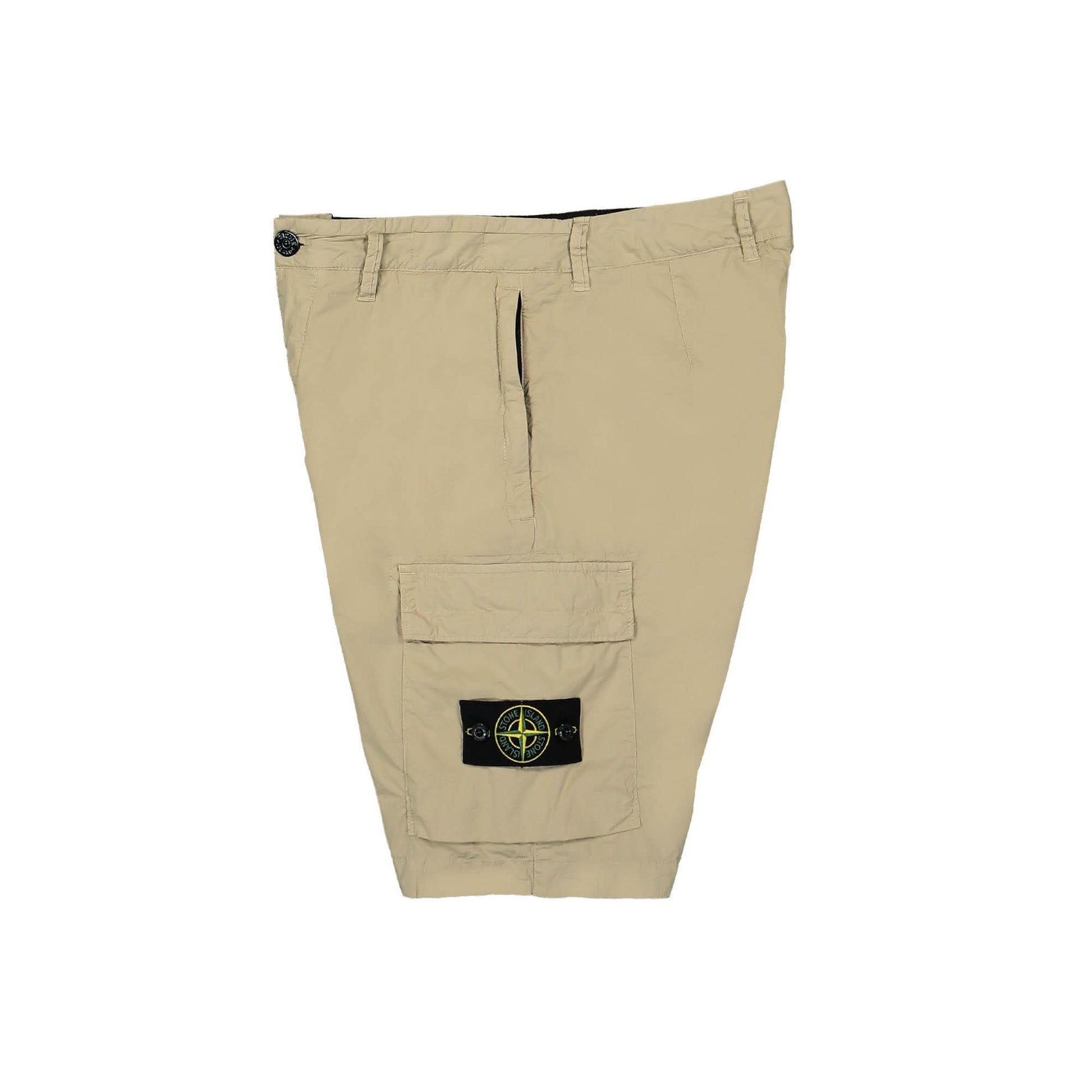 Stone Island Comfort Bermuda Shorts Beige Detail view 3 | Gate