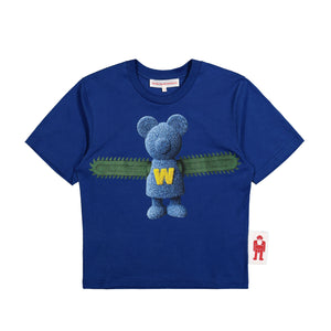 Walter Van Beirendonck Bear Micro Tee Blue Detail view 1 | Gate