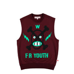 Walter Van Beirendonck Youth Sleeveless Sweat Port Royale Vests 8016 Detail View 1 | GATE