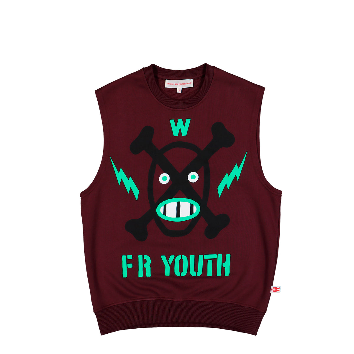 Walter Van Beirendonck Youth Sleeveless Sweat Port Royale Vests 8016 Detail View 1 | GATE