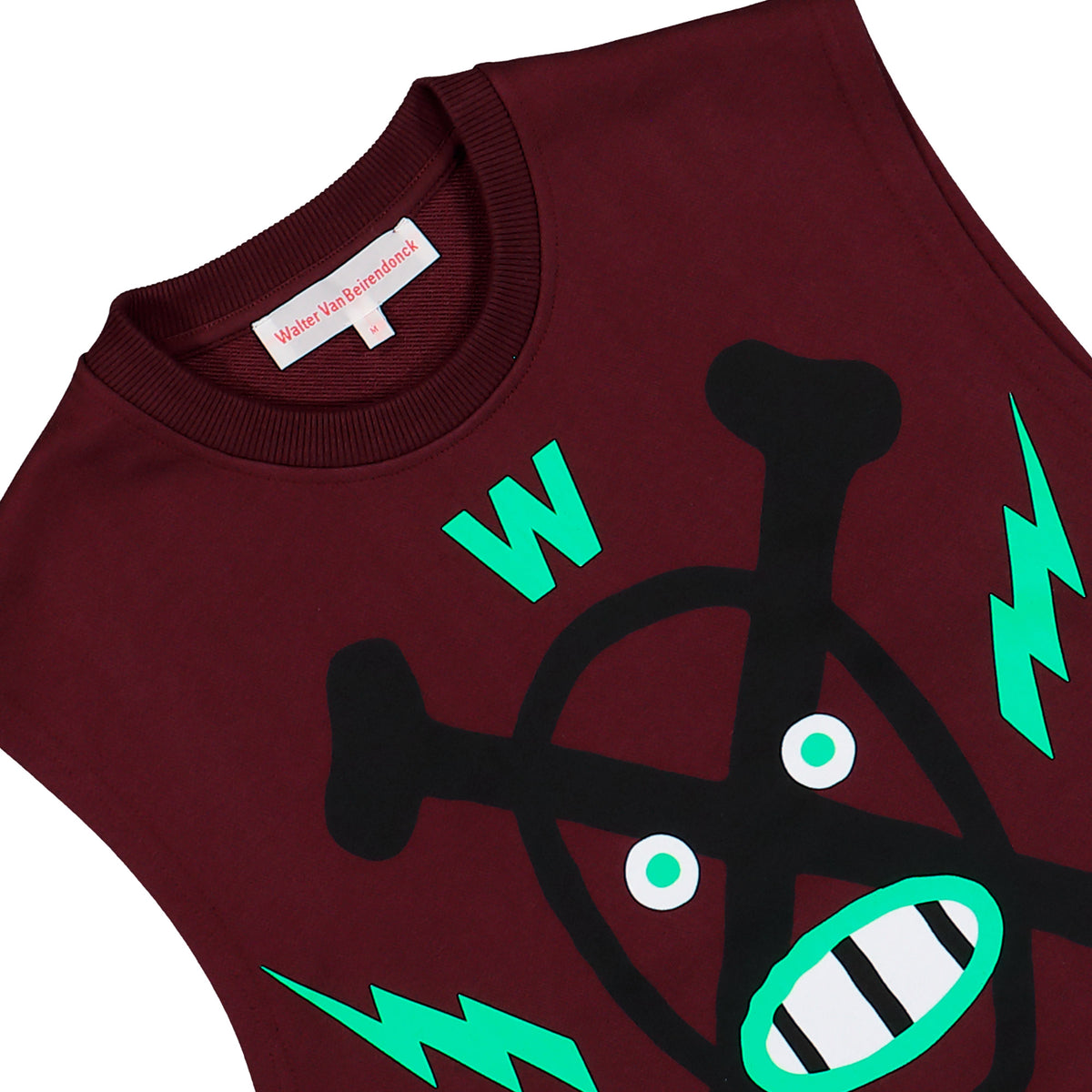Walter Van Beirendonck Youth Sleeveless Sweat Port Royale Vests 8016 Detail View 3 | GATE